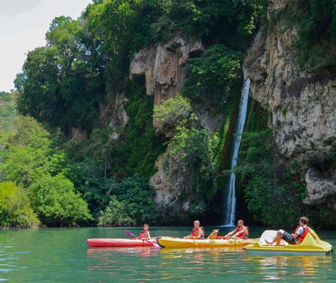 Camping Cascade Aveyron Saint-Rome-de-Tarn Exterior photo